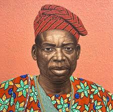 Portrait of Yusuf Ajao Olatunji I Oil and acrylic