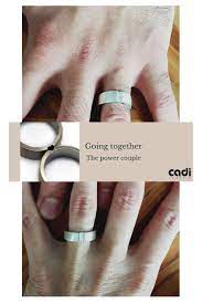 Band Ring Set Custom Matching Handmade Rings For Him And Her Etsy Silver Wedding Bands White Gold Wedding Bands Promise Rings For Couples