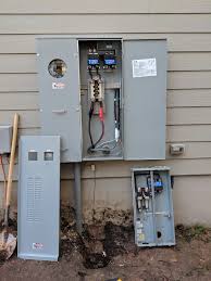 Load on the building with all equipment exceeds 200 amps easily so we are going with a 400 amp meter base and (2) 200 amp main breaker panels. Power To Sub Panel Home Improvement Stack Exchange