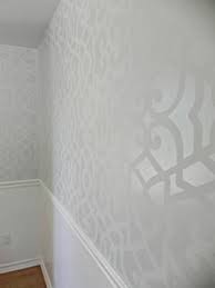Gloss Paint Stenciled Over Matte Home Royal Design Studio Home Decor