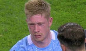 It's an all premier league affair as man city face chelsea. Kevin De Bruyne In Tears After Suffering Black Eye During Champions League Final Football Sport Express Co Uk