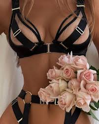 Sensual Lingerie Porn Transparent Bra Lace Thongs 5-Piece Sissy Delicate  Underwear Uncensored Exotic Sets With Garters - AliExpress