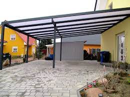 Anbau Carport Premiumline Terrassendach Glasdach Terrasse Pergola