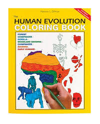 Mythological coloring book for kids coloring book for boys. Biology Coloring Books Human Evolution