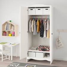Smagora White Wardrobe 80x50x187 Cm Ikea In 2021 Childrens Furniture Ikea Kids Wardrobe Ikea