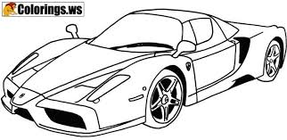 Coloring pages are fun for children of all ages and are a great educational tool that helps children develop fine motor skills, creativity and color recognition! Sports Car Coloring Page Car Coloring Pages In This Coloring Page Sports Cars Are Fast Race Car Coloring Pages Cars Coloring Pages Coloring Pages For Boys