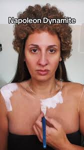 I see you’re drinking 1% 🥛 #napoleondynamite #sfxmakeup