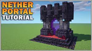 How To Build A Nether Portal In Minecraft 1.16 [Nether Update] - Youtube