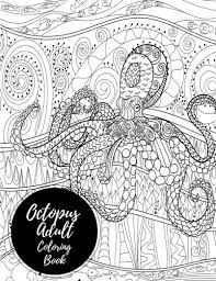 Print on 8.5 x 11 paper for best results. Amazon Com Octopus Adult Coloring Book Large Stress Relieving Relaxing Coloring Book For Grownups Men Women Easy Moderate Intricate One Sided Designs Patterns For Leisure Relaxation 9781540624253 Coloring Books