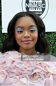 Actress Marsai Martin and Evan Seymour attend the 2020 Sisters'... News  Photo