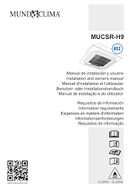 Metal kitchen rack w \/metal rods and cones diagramas de flujo. Mundoclima Serie Mucsr H9 Cassette Super Inverter H9 Split Cassette Installation Manual Manualzz