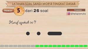 Macam macam sandi pramuka mulai dari morse sampai rumput. Soal Sandi Pramuka Dan Jawabannya Kita