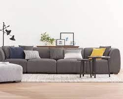 Scandinavian Designs The Kelsey 5 Piece Modular Sectional Offers Countless Seating Arrangements And Ultimate V Living Room Designs Room Design Home Furniture