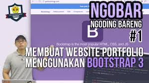 Link pada html dapa dibuat dengan tag <a>, kemudian tag ini harus memiliki atribut href untuk menentukan alamat url membuat gambar sebagai link kadang sering dilakukan dalam web. Ngobar 1 Membuat Website Portfolio Dengan Bootstrap 3 Youtube