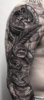 Pin By Martin Belanger On Nautical Tattoo Nautical Tattoo Full Sleeve Tattoos Arm Sleeve Tattoos