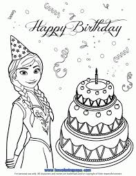 Anna Loves Birthday Cake Coloring Page Birthday Coloring Pages Love Coloring Pages Disney Coloring Pages