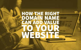 How The Right Domain Name Can Add Value To Your Website Names Domain Name Generator Domain