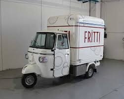 The type of food being served; Food Trucks And Promotional Vehicles For Rent Fleet Of Piaggio Ape