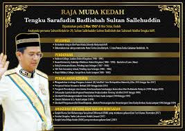 Sultanı olarak 26 kasım 2017'de kedahlı raja muda olarak ilan edildi. Tunku Sarafuddin Badlishah Raja Muda Kedah Baharu Gosip Para Kenamaan Gosip Forum Cari Infonet