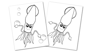 It is not only inexpensive, it is so easy to use! Free Printable Squid Coloring Page Simple Mom Project