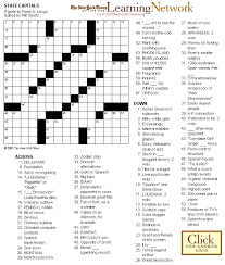 The Learning Network Crossword Puzzles Crossword Crossword Puzzle