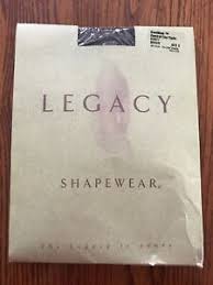 Details About Legacy Shapewear Size D Brown Coolmax Control Top Tight A08477 Qvc Hose