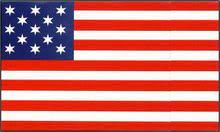 The first flag had thirteen stars. Flag Of The United States Wikipedia