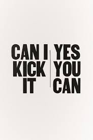 Can I Kick It Wall Decal Cool Words Words Words Quotes