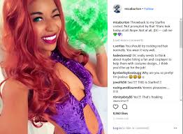 3.1k watchers188.7k page views90 deviations. Cosplay Of Starfire By Mica Burton For No Reason Cosplay Know Your Meme