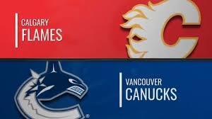 2015 stanley cup playoffs first round canucks vs flames nhl puck. Flames Beat Canucks 3 1