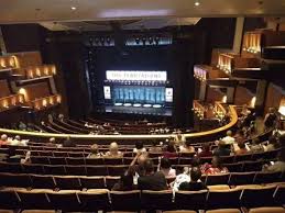 view from the second balcony of the ahmanson theatre