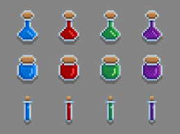 Pixel Art Potions By Hobo Joe Defi Oracle On Dribbble Tibia pixel art video game animation, sprite png. pixel art potions by hobo joe defi