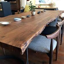 Live Edge Table Natural Wood Dining Table Live Edge Dining Tables In Live Edge Dining Tables Live Edge Dining Table Living Table Dining Room Table