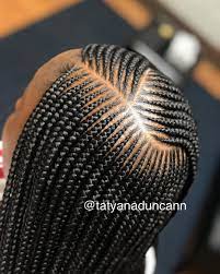 Rochester Ny Braider On Instagram 3 Layer Side Part Rochesterbraider Feeder Braids For Black Hair African Hair Braiding Styles Braided Hairstyles