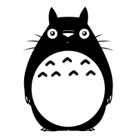 The Noun Project Totoro Animal Silhouette Silhouette Crafts