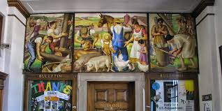 Post Office Mural Wapakoneta Oh Living New Deal