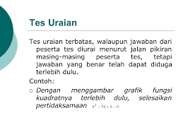 5 apr 2019 bentuk tes uraian penilaian pembelajaran sains pps membuat contoh soal uraian bebas terbatas dan kamis 25. Penyusunan Tes Oleh Budi Usodo Ppt Download