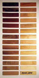 Wood Color Chart Wood Colors Wood Polish Wood Polish Colours