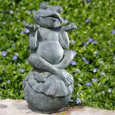 Garden Statues Lassana Biththi Outdoor Garden Statues Garden Statues Frog Statues