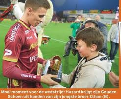 They have a football background too. Ethan Hazard Gives His Brother Thorgan His Customized Golden Boot As Best Player In Belgian League Soccer