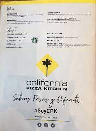 With so many awesome menu items to choose from, we've decided it's high time we rank all the best dishes at cpk (with the help of your votes, of course). Menu Picture Of California Pizza Kitchen Mexico City Tripadvisor