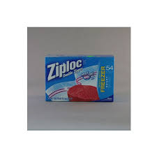 Unique interlocking zipper seals securely; Ziploc Bags Quart Size Freezer 54ct Party Value