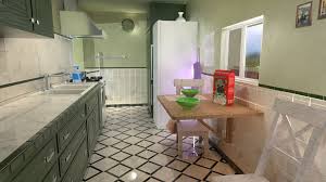 artstation kitchen 3d scenario for
