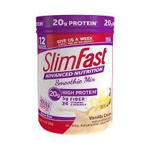 Slimfast Advanced Nutrition High Protein Meal Replacement Smoothie Mix Vanilla Cream 11 4 Oz Walmart Com High Protein Smoothies Meal Replacement Shakes Powder Protein Powder Smoothie