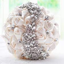 Ivory and gold brooch bouquet, bridal bouquet with cascading pearls, ivory fabric flower bouquet, gold bouquet, brooch bouquet, deposit $300.00. 11 U201c Fabric Bridal Bouquet Bridal Bouquet Brooch Bouquet Bouquets Bouquets Corsages Korpuslingerie Com Br