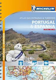 Mapas, mapas de cidade, das ruas e dos bairros, o mapa de portugal e o mapa do mundo. Livro De Michelin Atlas Portugal Espanha A4 Do Autor Do Michelin
