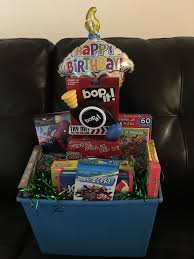 Birthday Gift Box Ideas For Boys Birthday Gift Basket For A 7 Year Old Boy Birthday Gifts For Boys Birthday Gift Baskets Birthday Basket