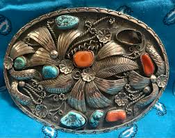Jerry Roan buckle : r/Turquoise_Buckles