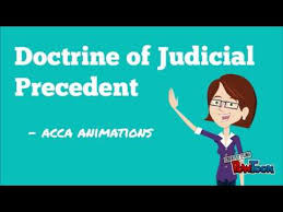 (glossary of common civil litigation terms, retrieved november 9, 2010) the decisions that made by the previous judges in the same circumstances are binding upon future cases based on the hierarchy of the court (diagram 1). Acca F4 English Legal System 3 Doctrine Of Judicial Precedent Youtube