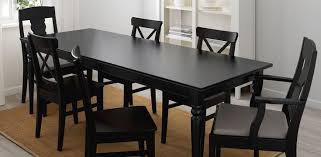 Dining room furniture white table & 4 black upholstered side chairs metal legs. Dining Cheap Dining Room Table Dining Table In Kitchen Ikea Dining Table Set